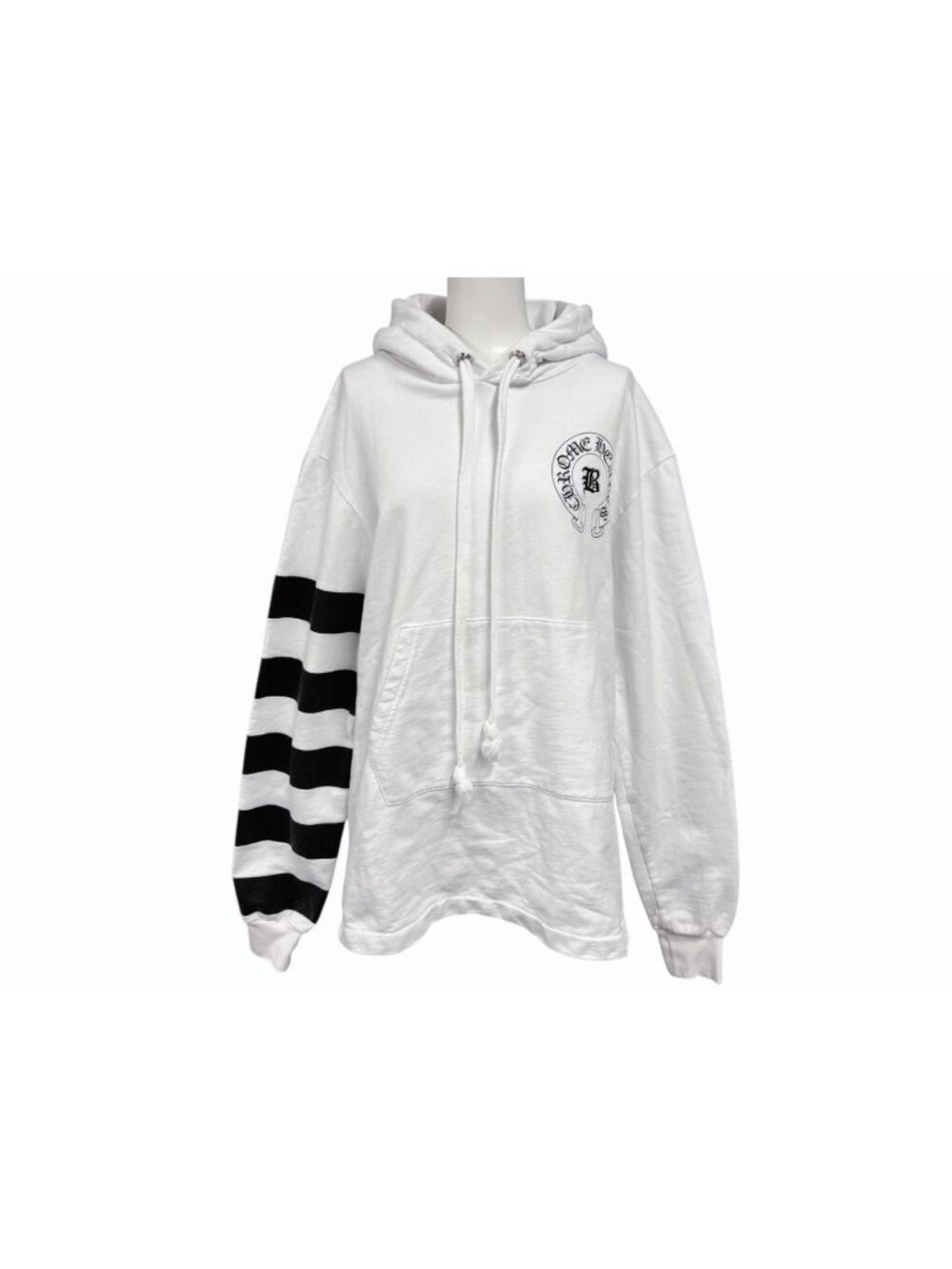 Chrome Hearts Hoodie Bella Hadid Horseshoe White M